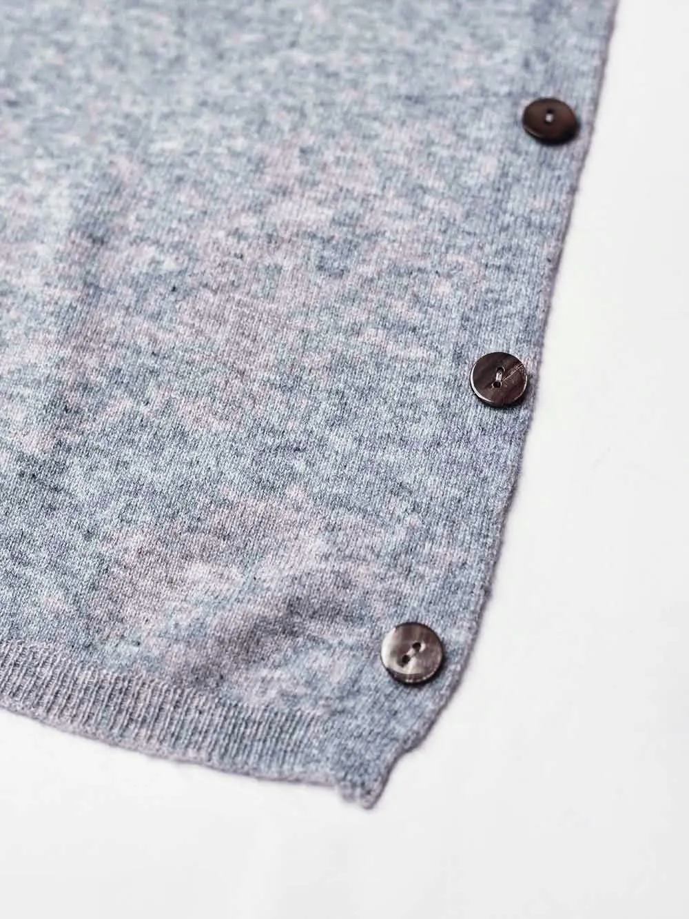 100% Mongolian Cashmere Button Poncho