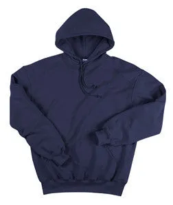 1254 Badger Adult Blended Hooded Sweatshirt Navy