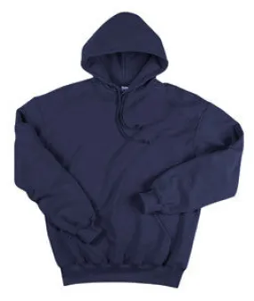 1254 Badger Adult Blended Hooded Sweatshirt Navy