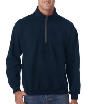 18800 Gildan Adult Heavy BlendVintage 1/4-Zip Cadet Collar Sweatshirt Navy