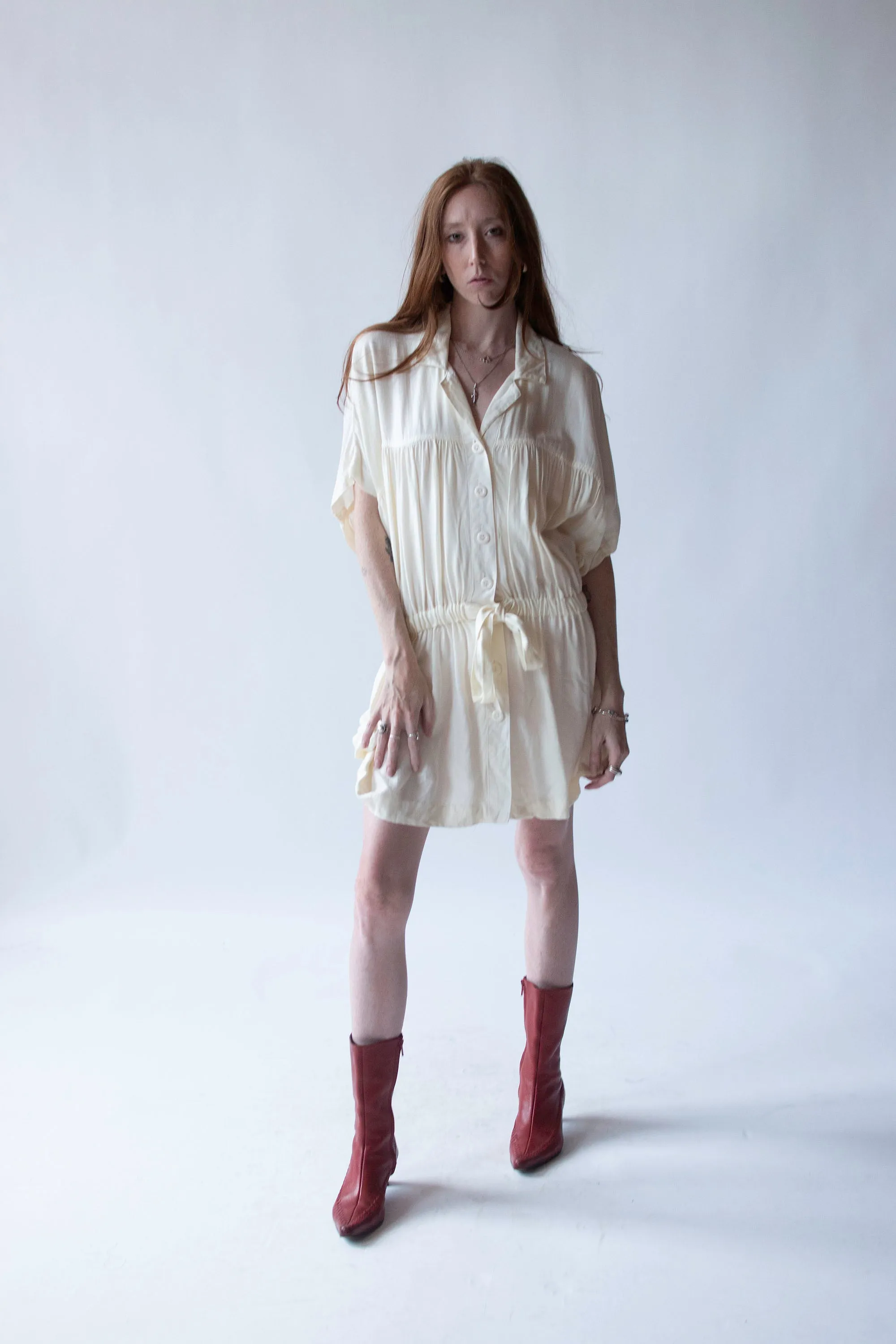 1970s Cream Tunic