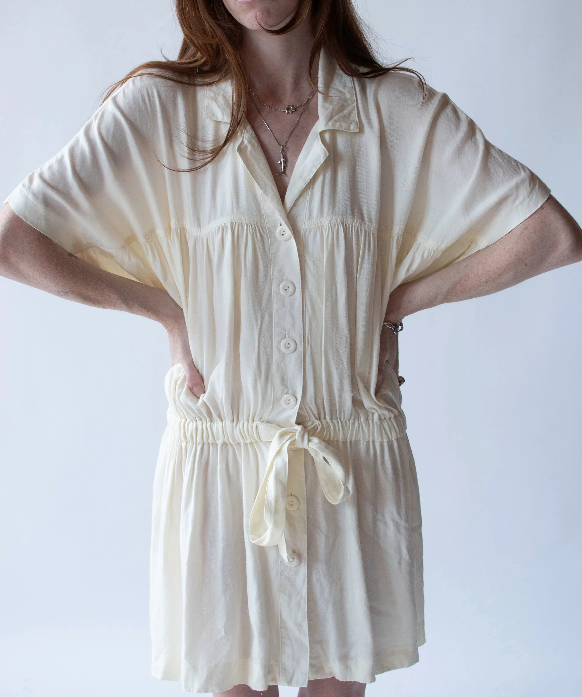 1970s Cream Tunic