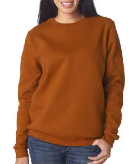 71000FL Anvil Ladies' Fashion Crew Neck Sweatshirt Texas Orange