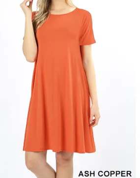 Ash Copper Short Sleeve Tunic
