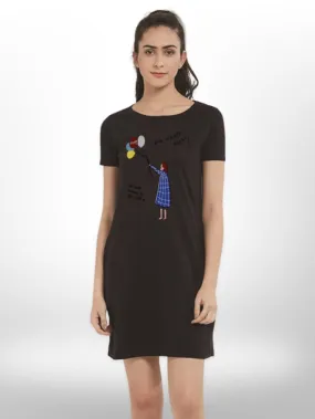 Ballon colorful Stylish Long T-shirt For Women's