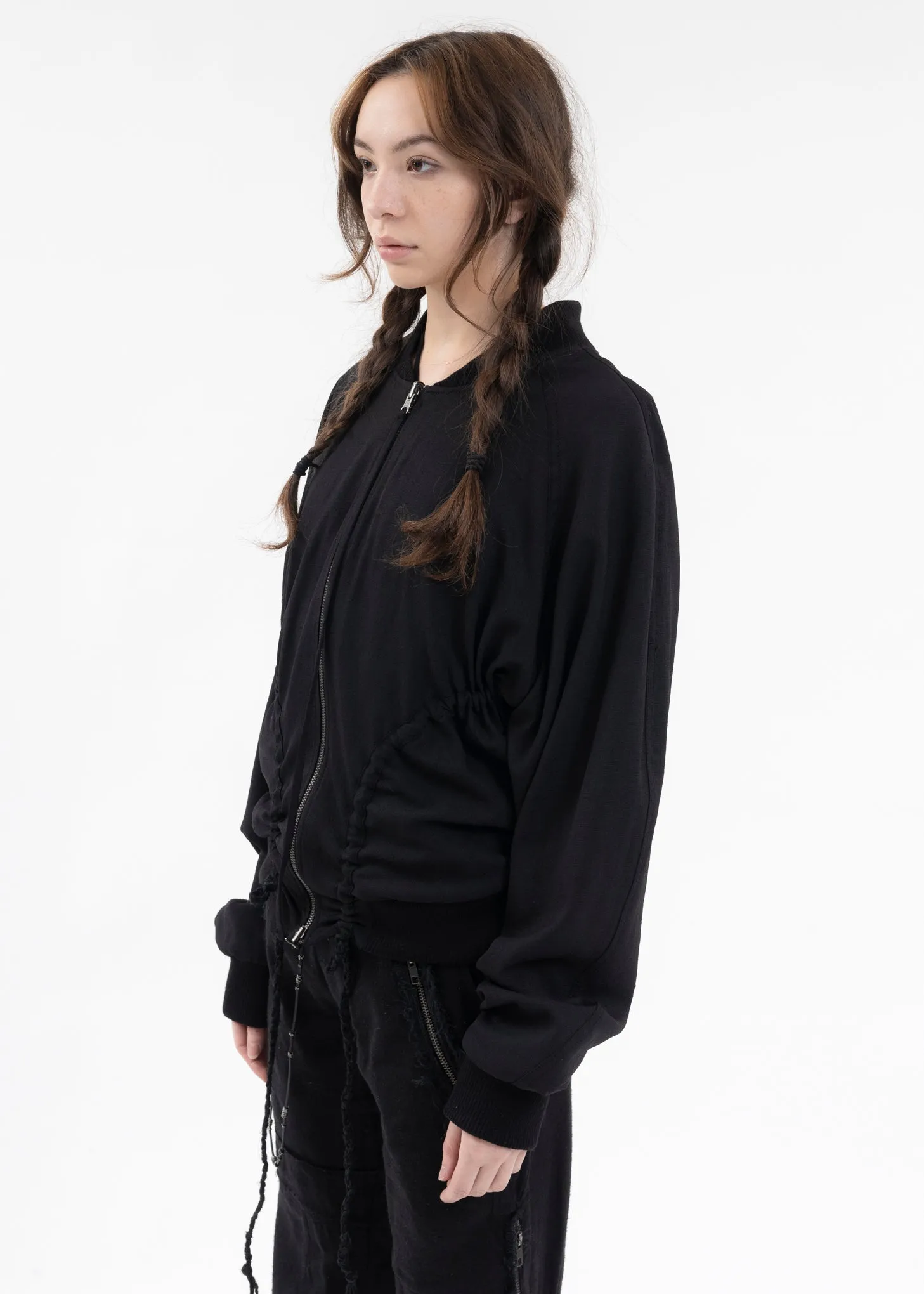 BLACK REVERSIBLE BLOUSON