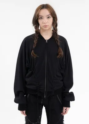 BLACK REVERSIBLE BLOUSON
