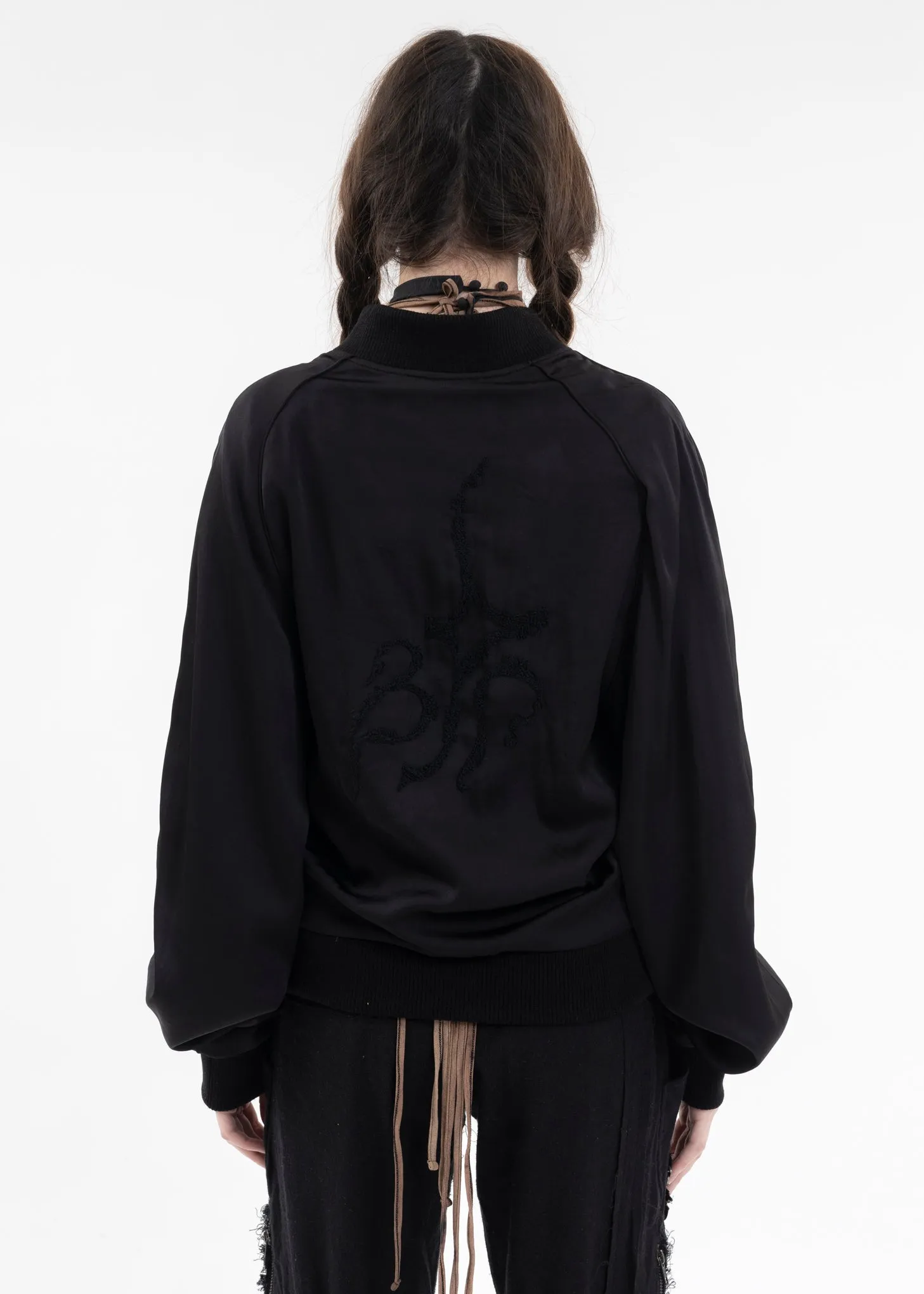 BLACK REVERSIBLE BLOUSON