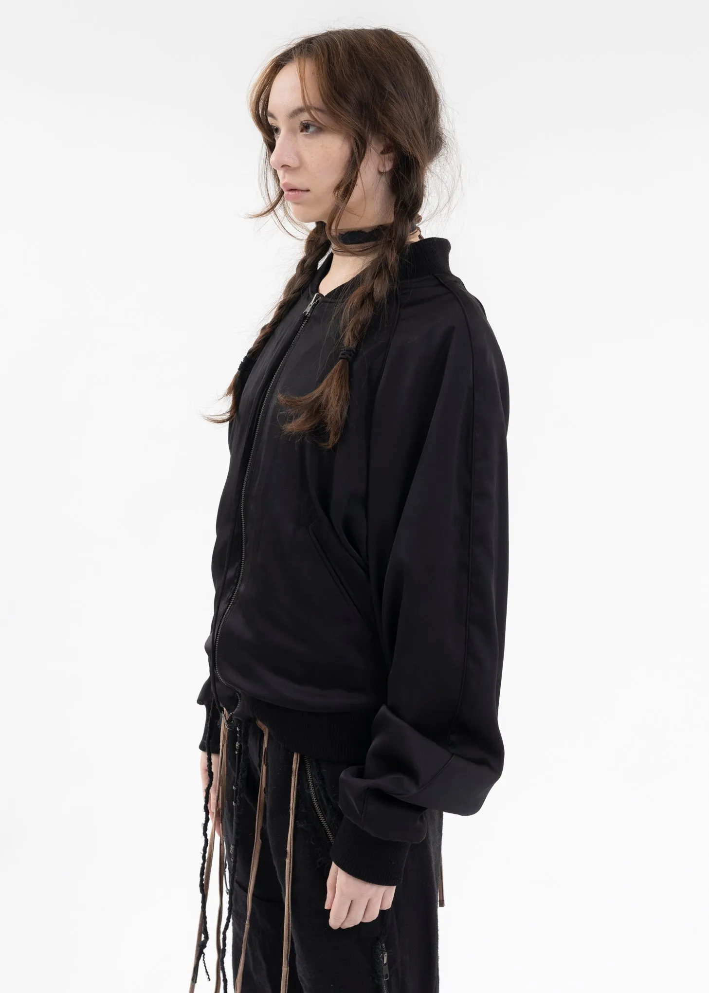 BLACK REVERSIBLE BLOUSON
