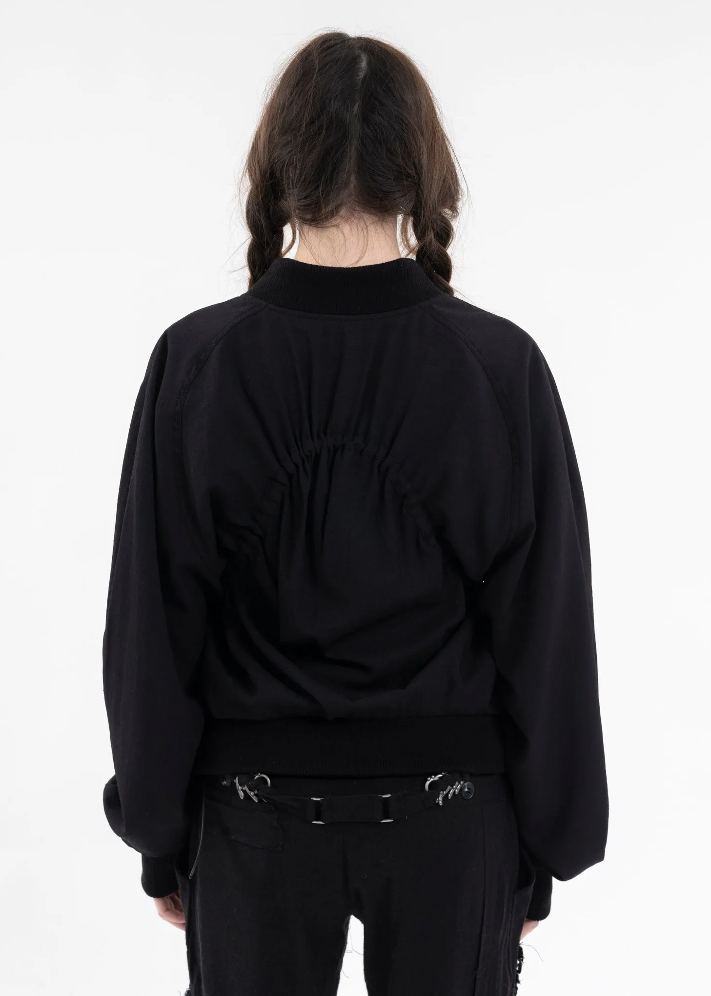 BLACK REVERSIBLE BLOUSON