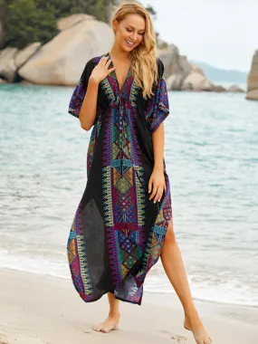 Bohemian Plus Size Kaftan Beach Tunic