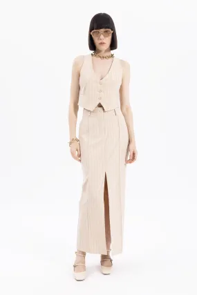 BSL Women Maxi Pencil Skirt with Slit  - Matosinhos