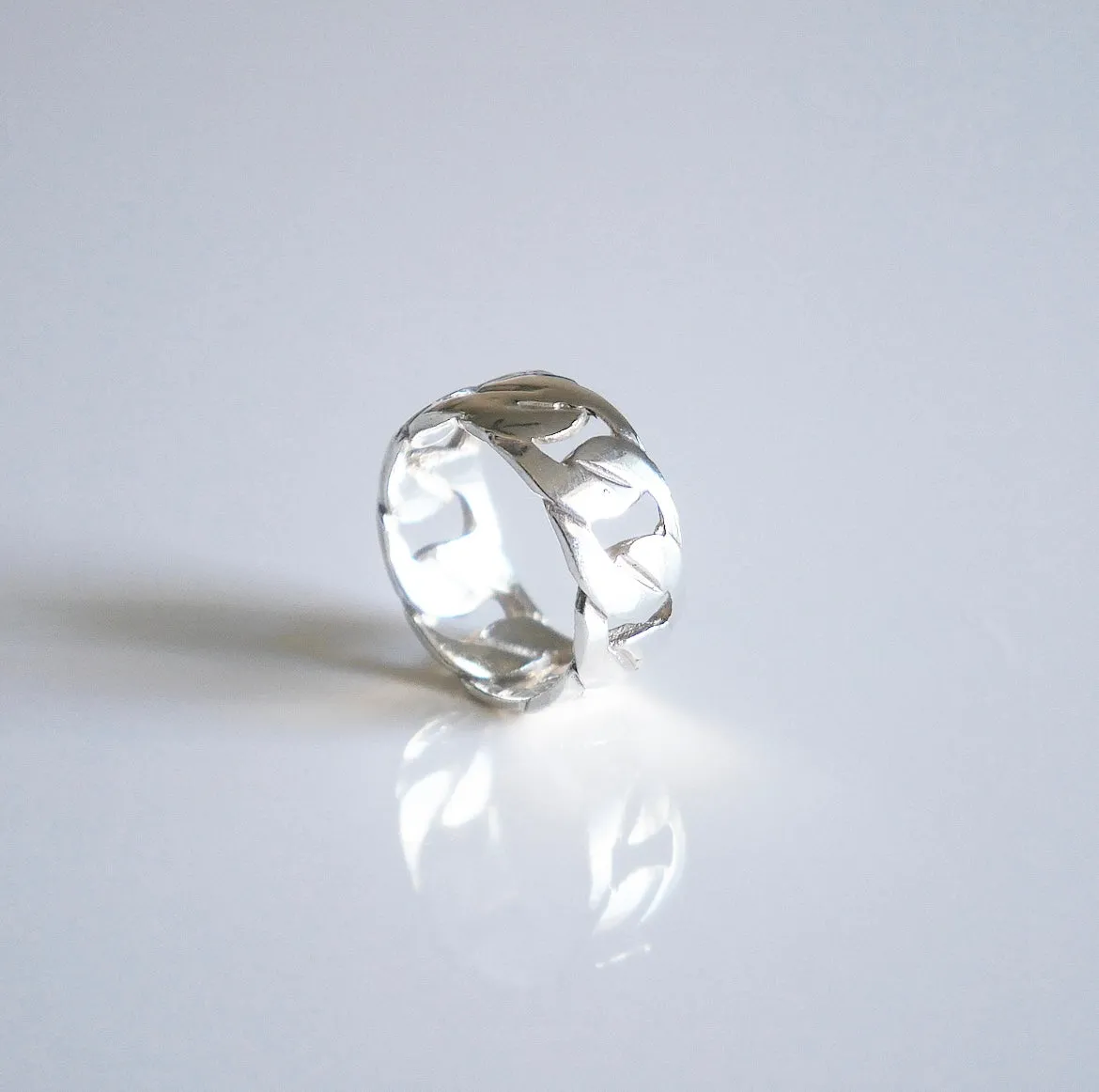 Chained to You Silver .925 Sterling Silver Ring