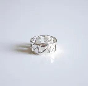 Chained to You Silver .925 Sterling Silver Ring