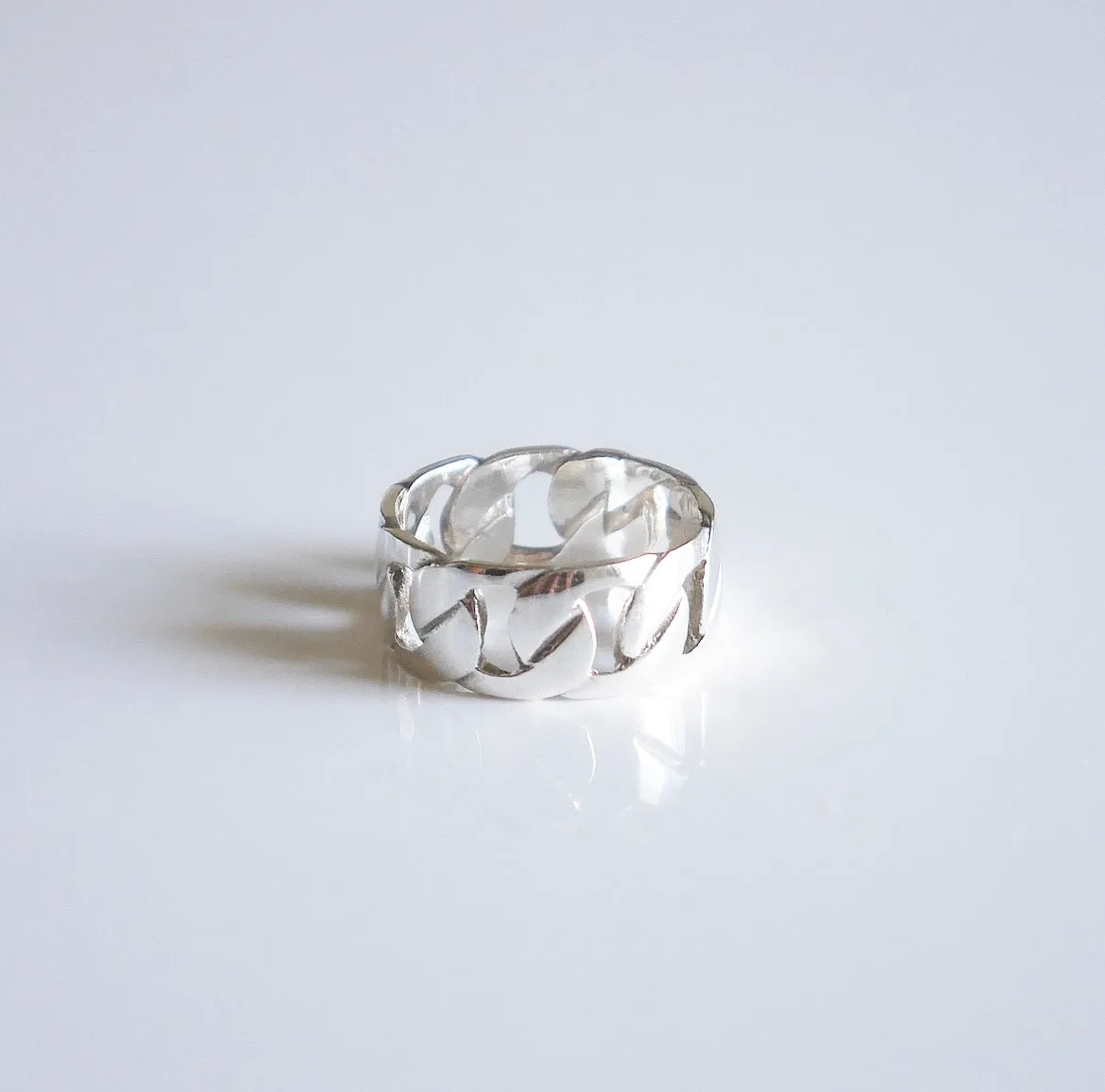 Chained to You Silver .925 Sterling Silver Ring
