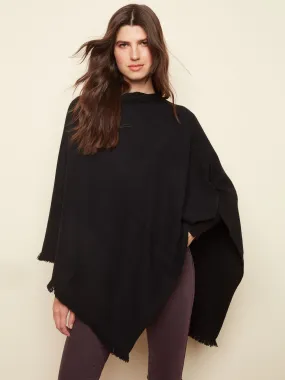 Charlie B Scarf Poncho - C2365PK-Black