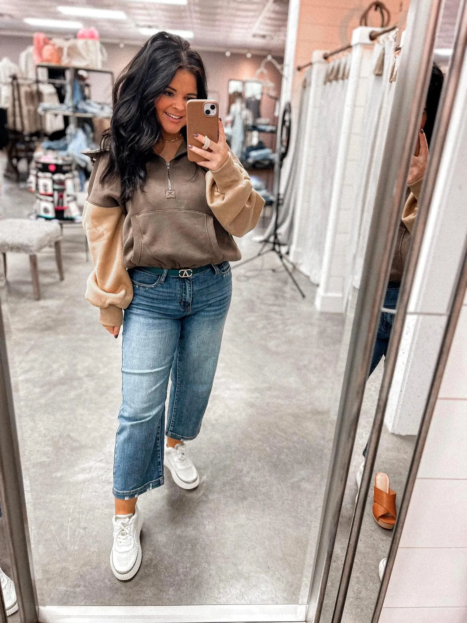 Chill Effect Color Block Sweatshirt