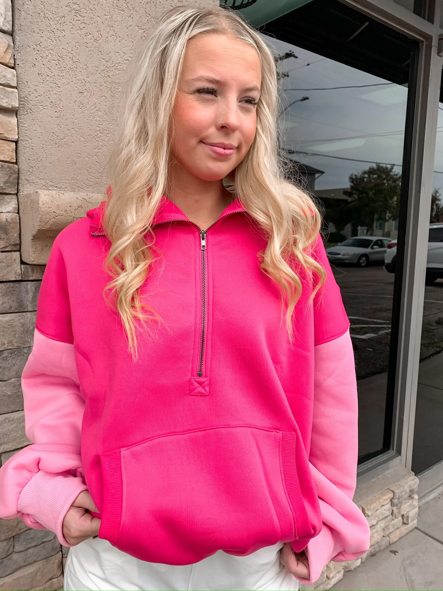 Chill Effect Color Block Sweatshirt