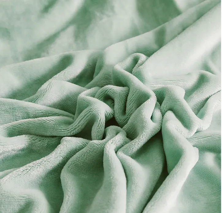 Chunky Blanket, Warm Blankets for Winter, Solid Color Plush Blanket