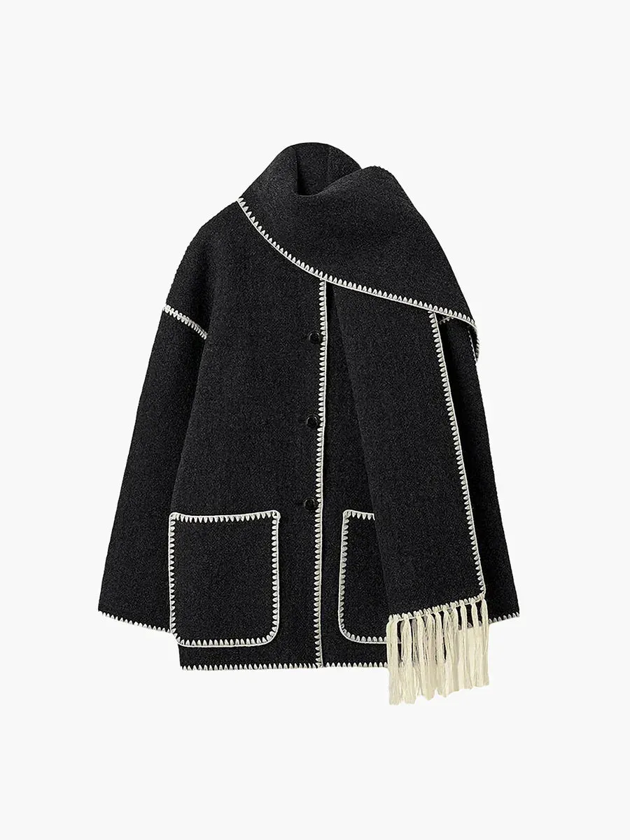 Claire | Scarf Coat