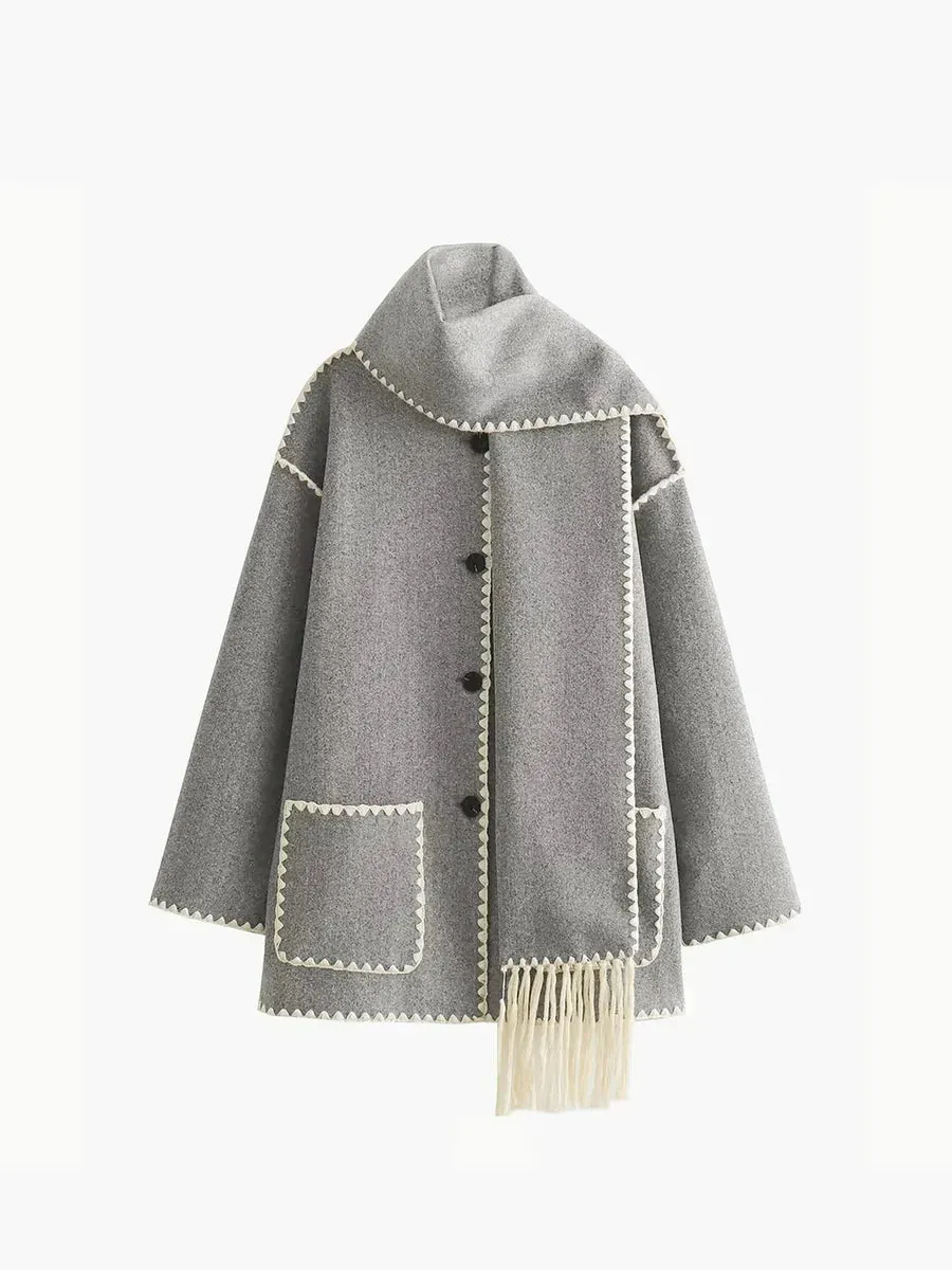 Claire | Scarf Coat