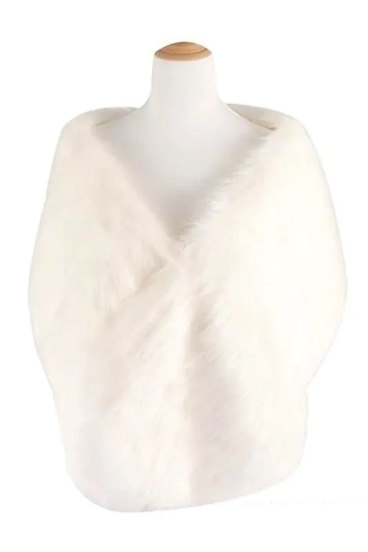 Clia Faux Fur Winter Shawl Scarf