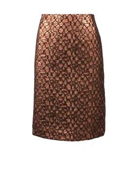Cloque Pencil Skirt
