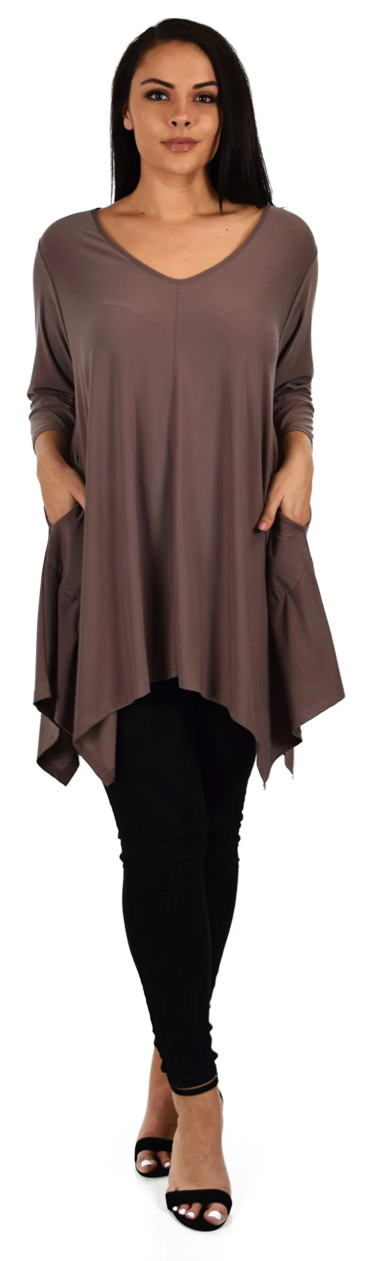 Comfyplus Tunic, Versatile and Oversize Tunic, lagen look Tunic,  Plus size tunic with side pockets. Fits 1XL/2XL/3XL