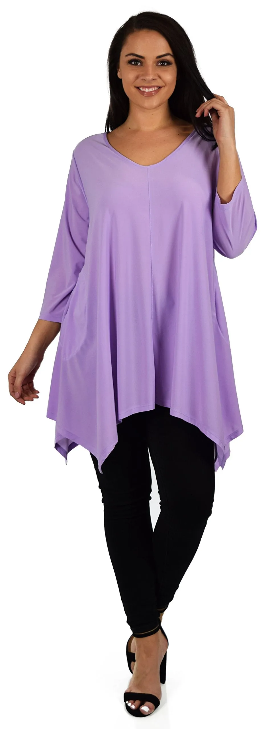 Comfyplus Tunic, Versatile and Oversize Tunic, lagen look Tunic,  Plus size tunic with side pockets. Fits 1XL/2XL/3XL