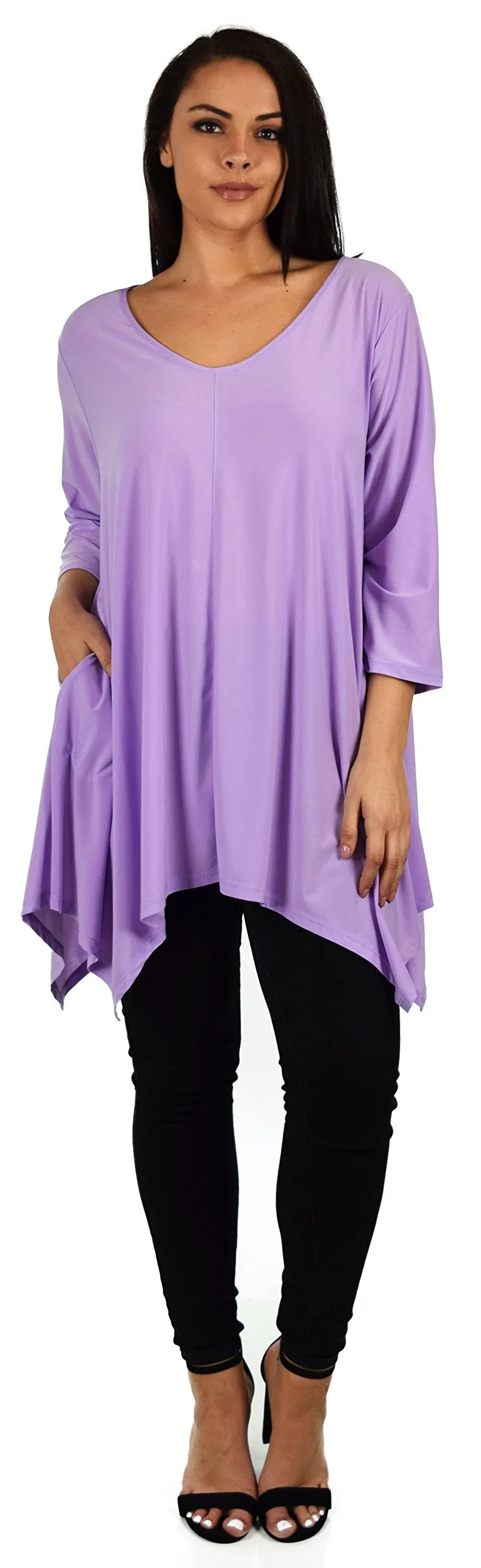 Comfyplus Tunic, Versatile and Oversize Tunic, lagen look Tunic,  Plus size tunic with side pockets. Fits 1XL/2XL/3XL