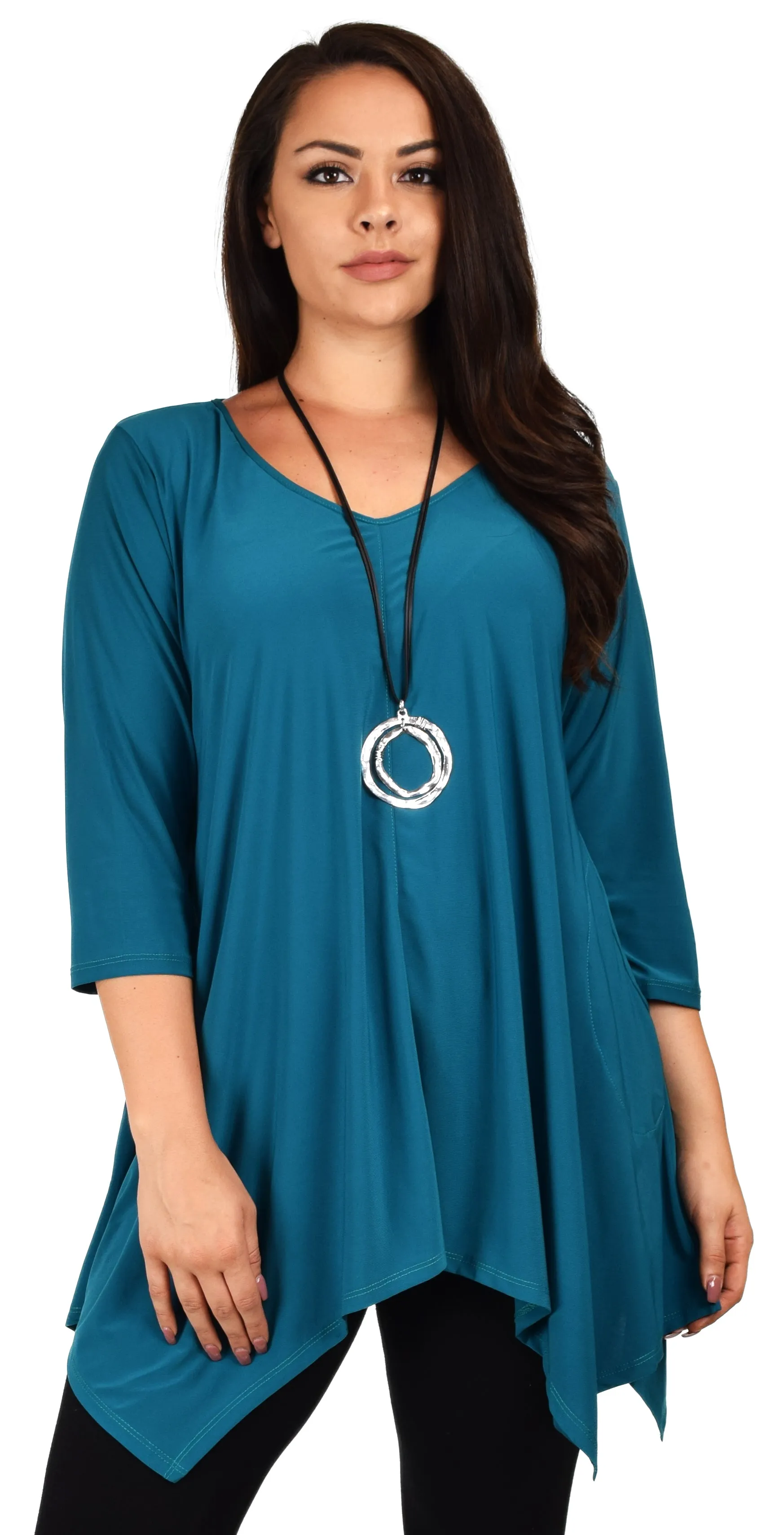 Comfyplus Tunic, Versatile and Oversize Tunic, lagen look Tunic,  Plus size tunic with side pockets. Fits 1XL/2XL/3XL