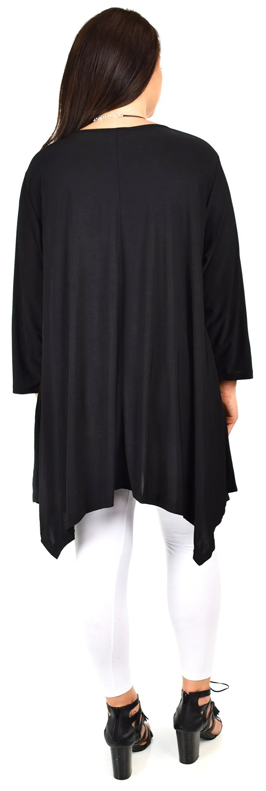 Comfyplus Tunic, Versatile and Oversize Tunic, lagen look Tunic,  Plus size tunic with side pockets. Fits 1XL/2XL/3XL