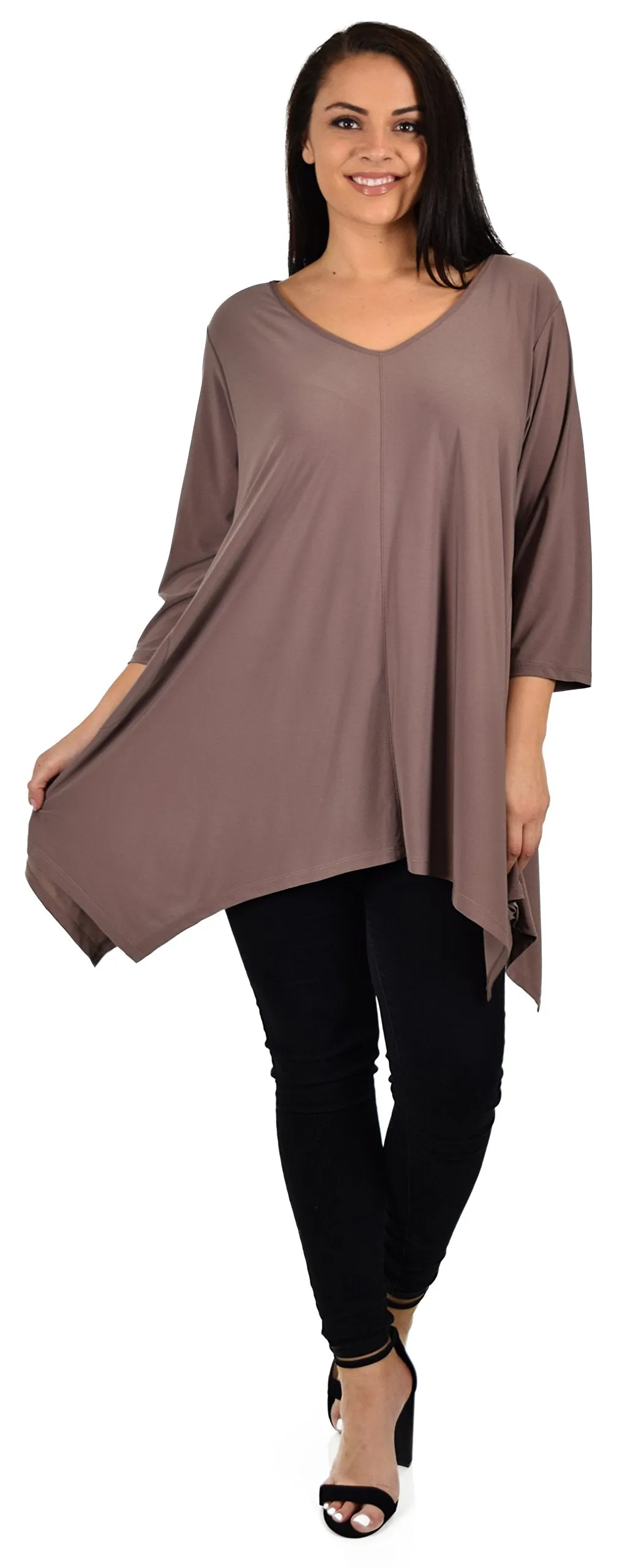 Comfyplus Tunic, Versatile and Oversize Tunic, lagen look Tunic,  Plus size tunic with side pockets. Fits 1XL/2XL/3XL