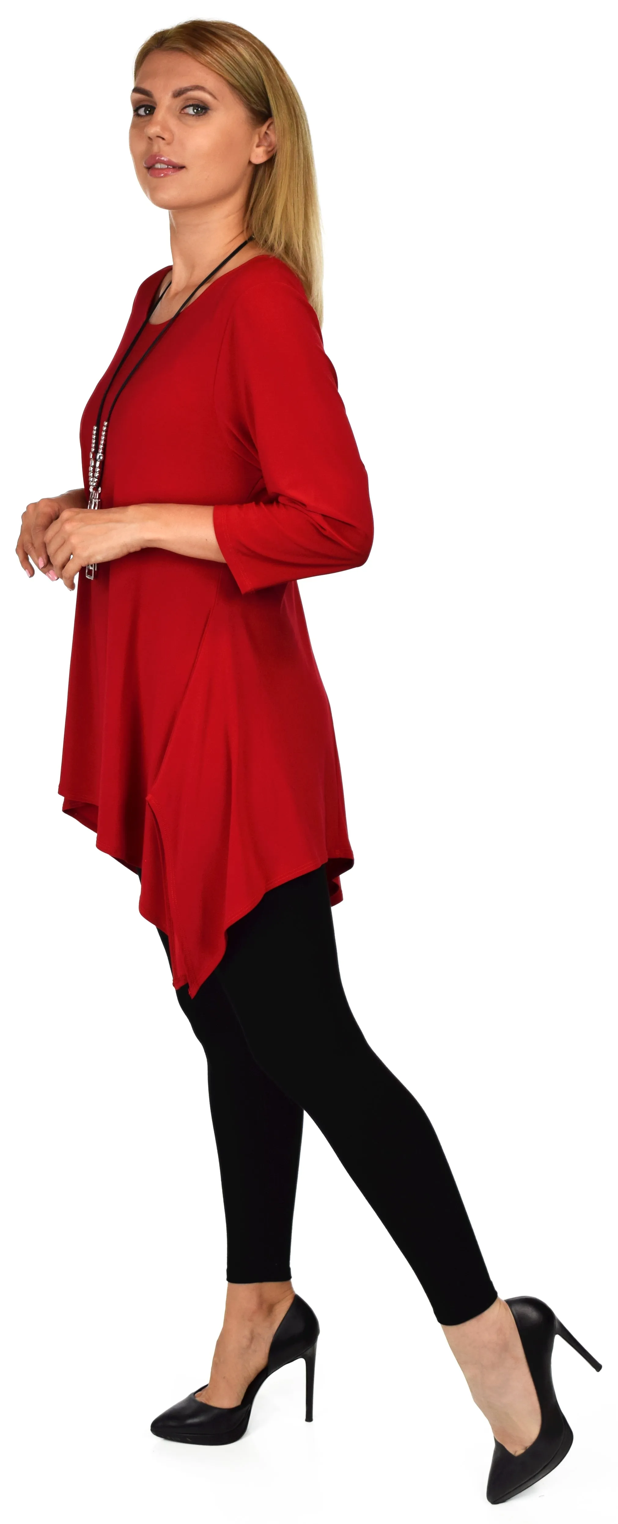 Dare2bstylish Swingy Love Bug Plus size tunic for Travel and Much More. M to 3XL, RedTunic