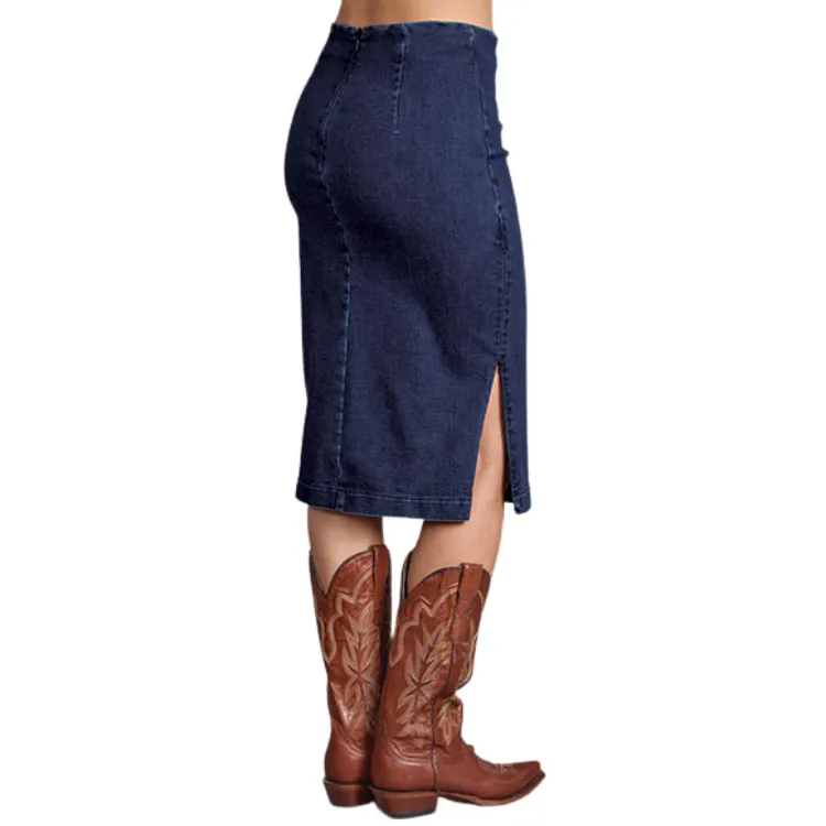 Denim Pencil Skirt