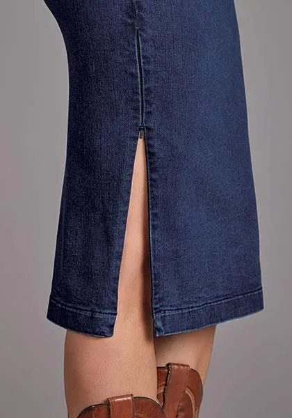 Denim Pencil Skirt
