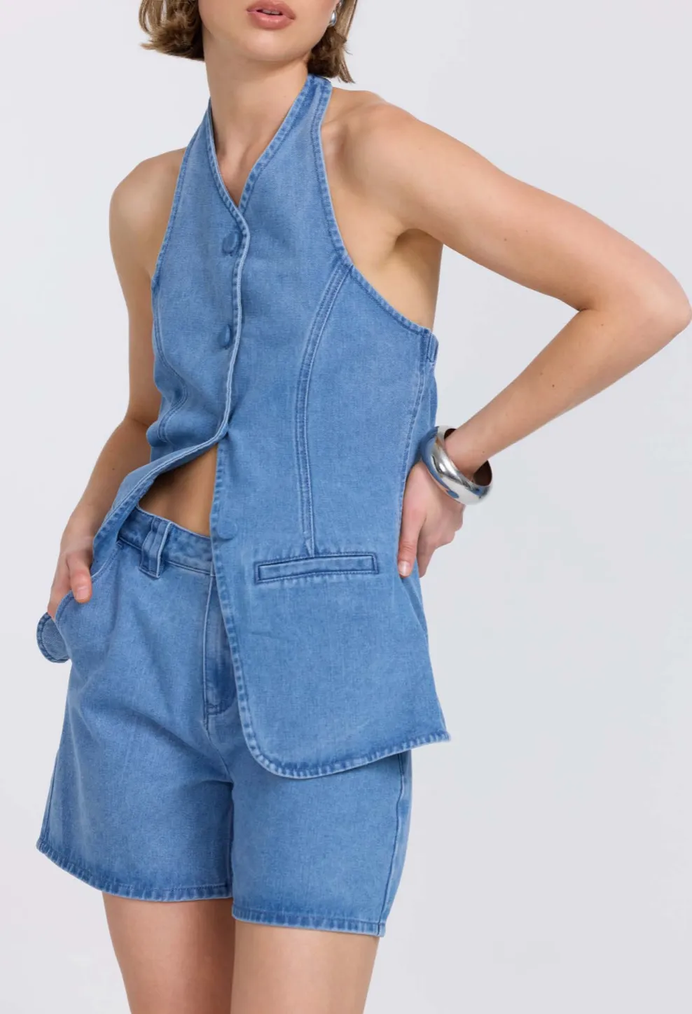 Everleigh Denim Tunic