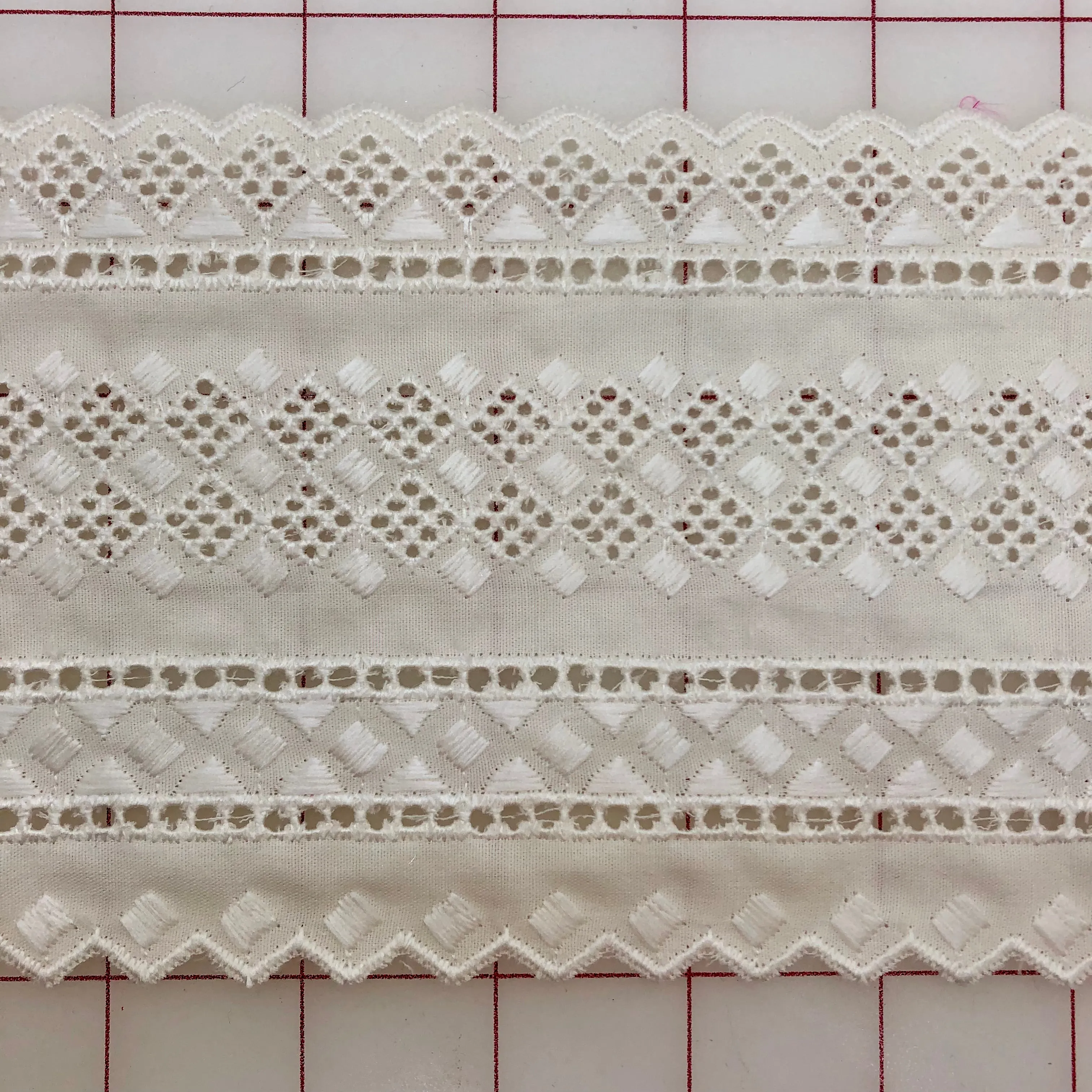 Eyelet Trim - Beautiful Vintage Winter White
