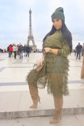 Fancy Militant Bomber Coat