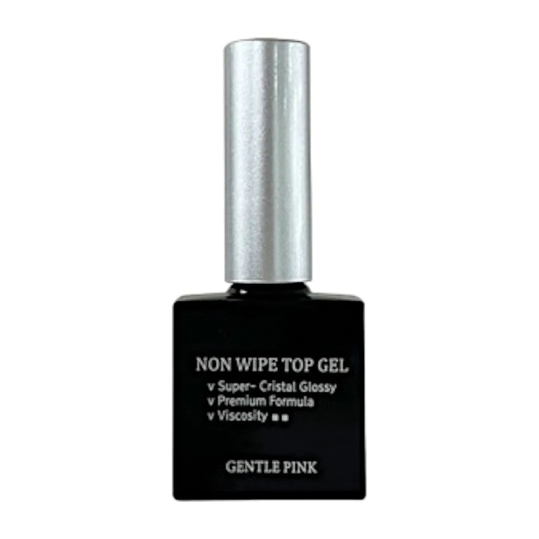 Gentle Pink Gel Top Coat - Non-Wipe