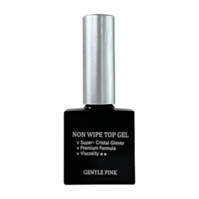 Gentle Pink Gel Top Coat - Non-Wipe