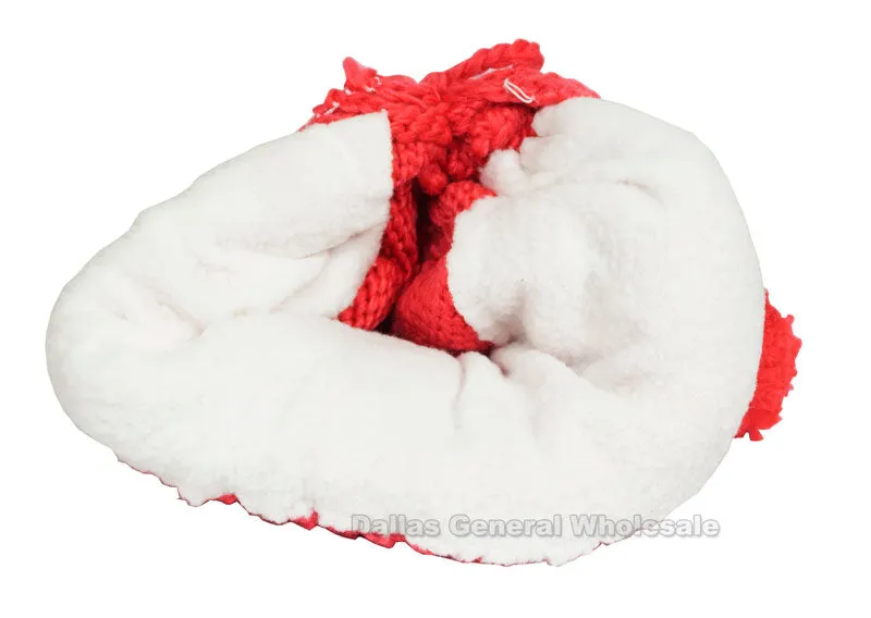 Girls Winter Fashion Pearl Studded Beanie Hats Wholesale