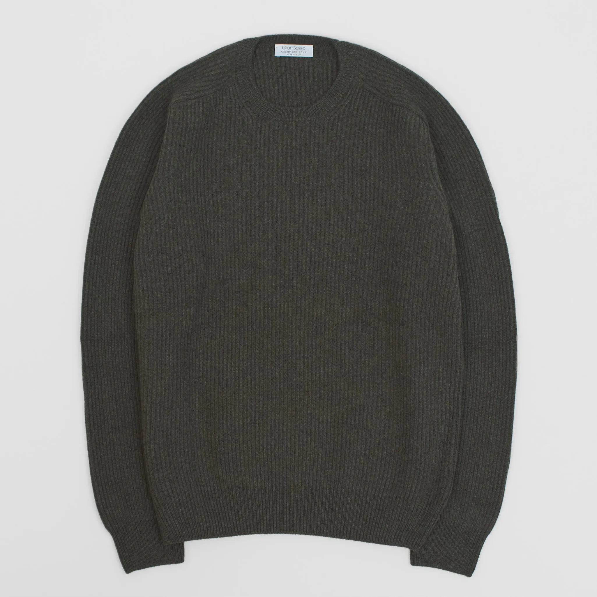 Gran Sasso Rip Knit  Crew Neck Pullover