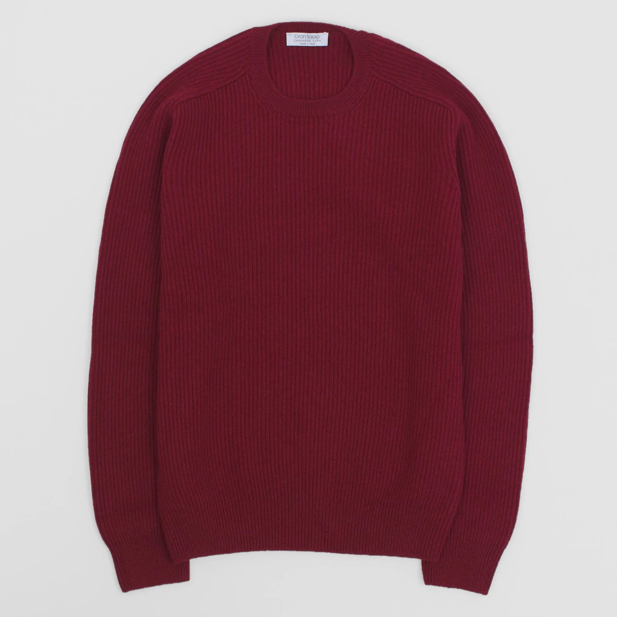Gran Sasso Rip Knit  Crew Neck Pullover