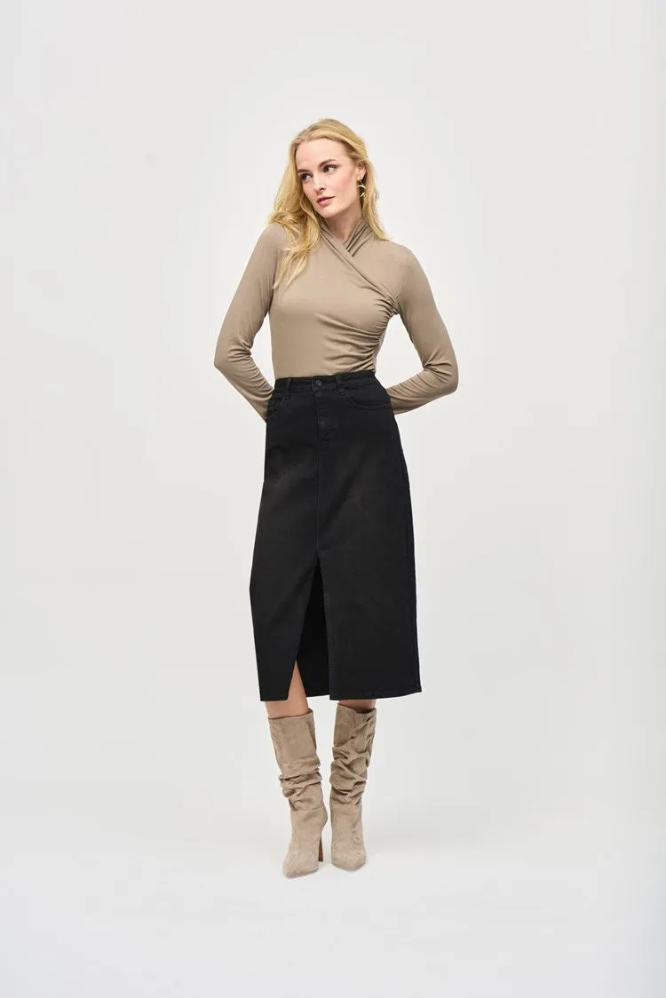 High-rise Midi Pencil Skirt