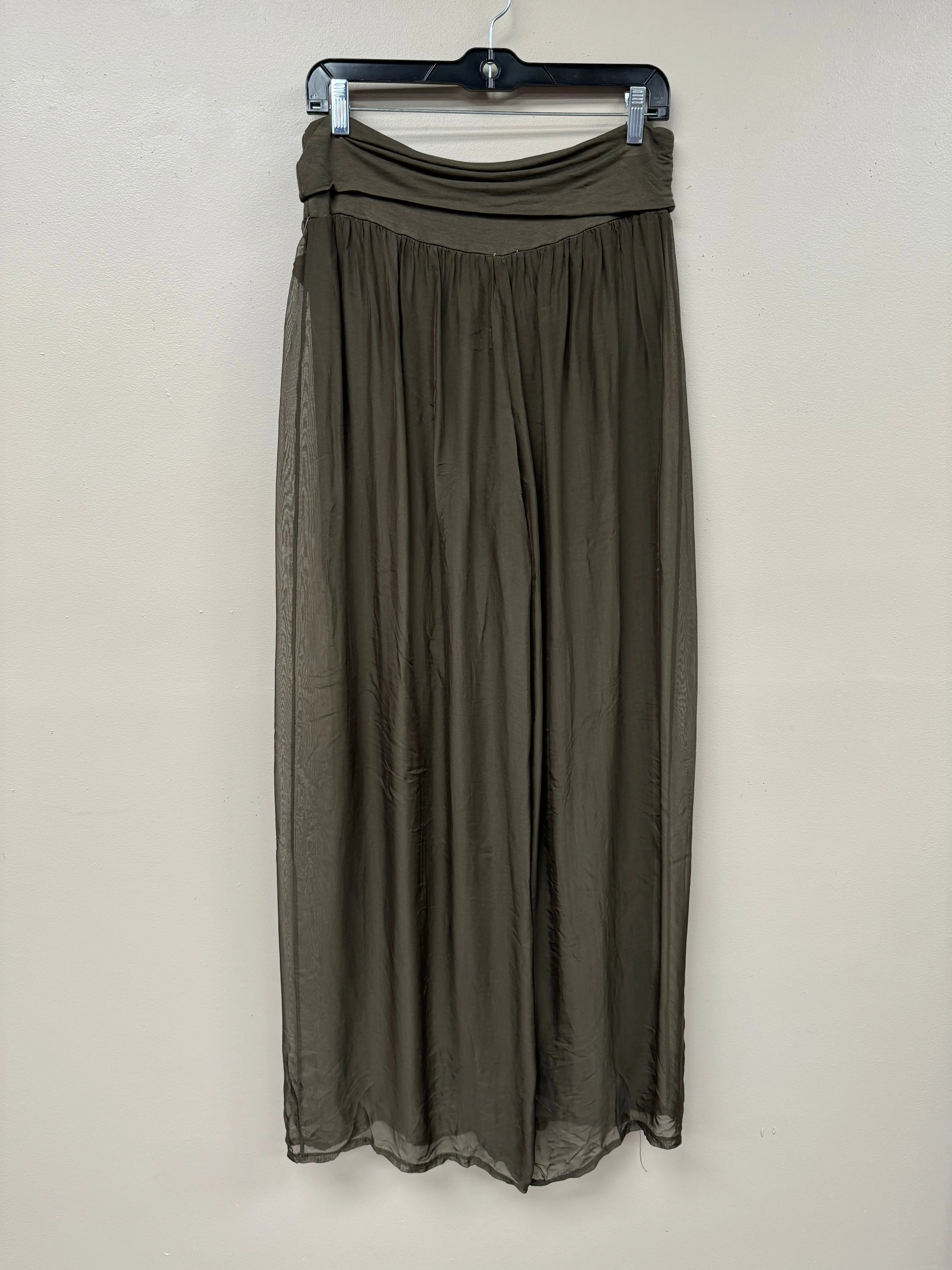 Italian Silky Asymetrical tunic/pant set