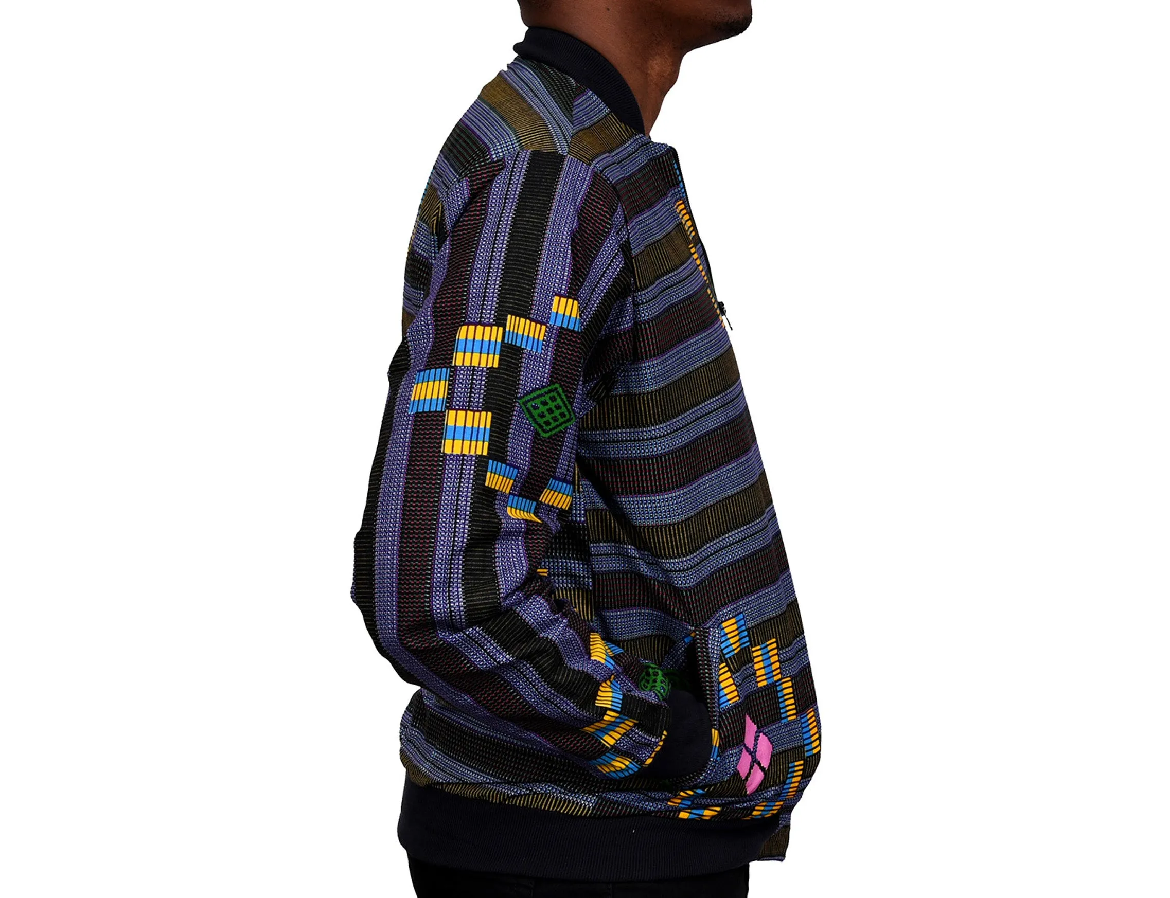 Kente Hybrid Men's Bomber Jacket