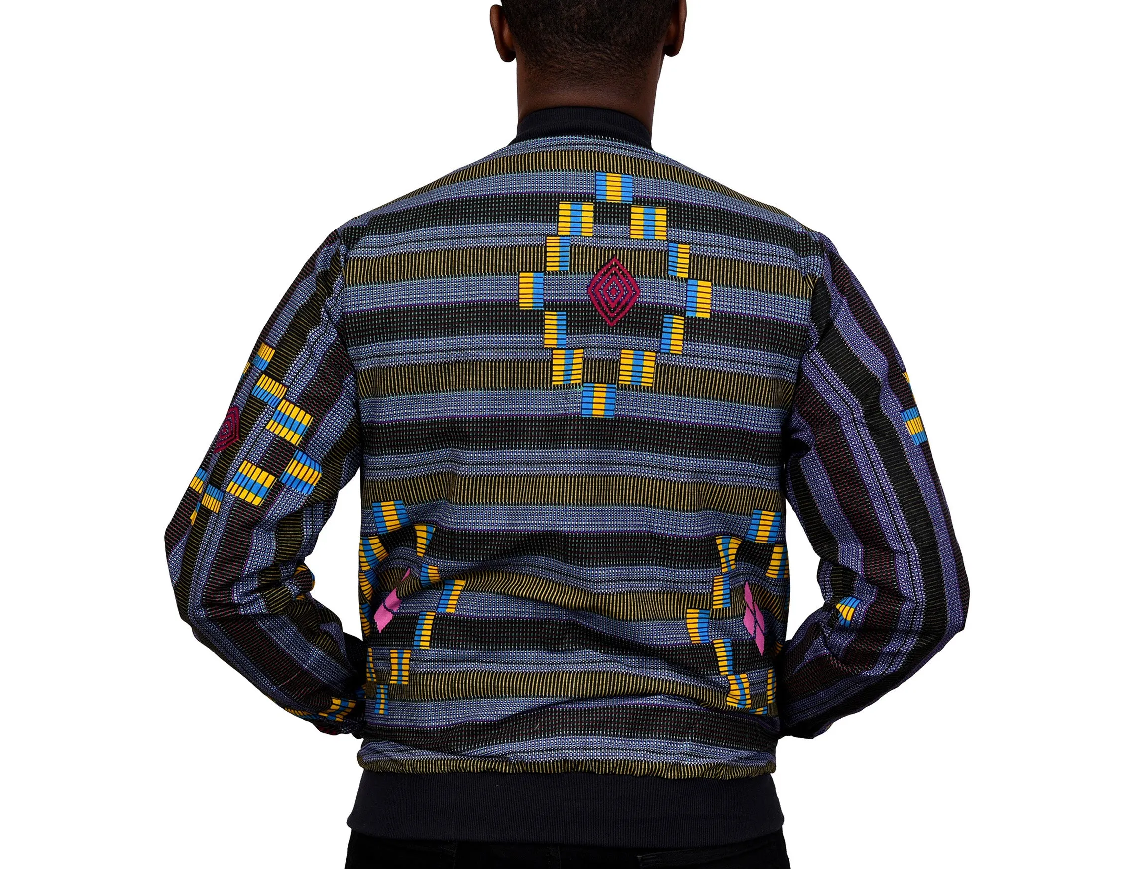 Kente Hybrid Men's Bomber Jacket