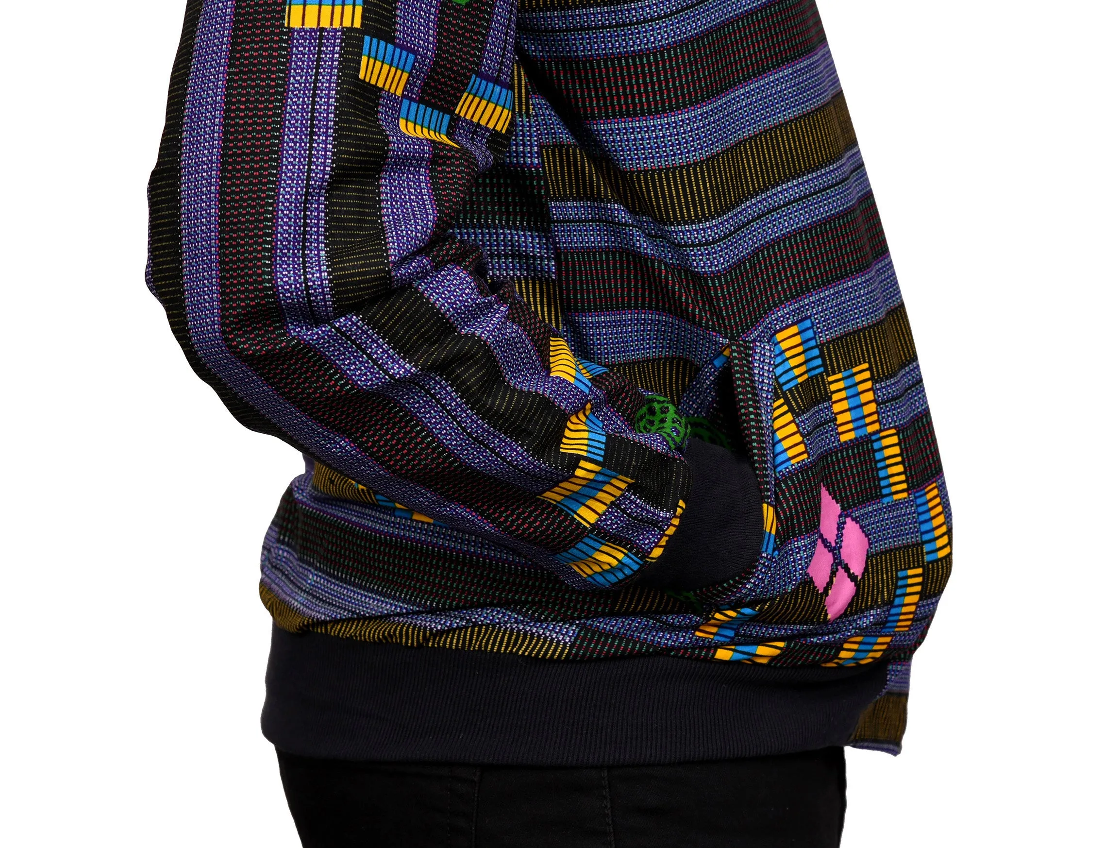 Kente Hybrid Men's Bomber Jacket