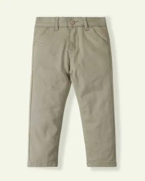 Khaki Straight Fit Chinos